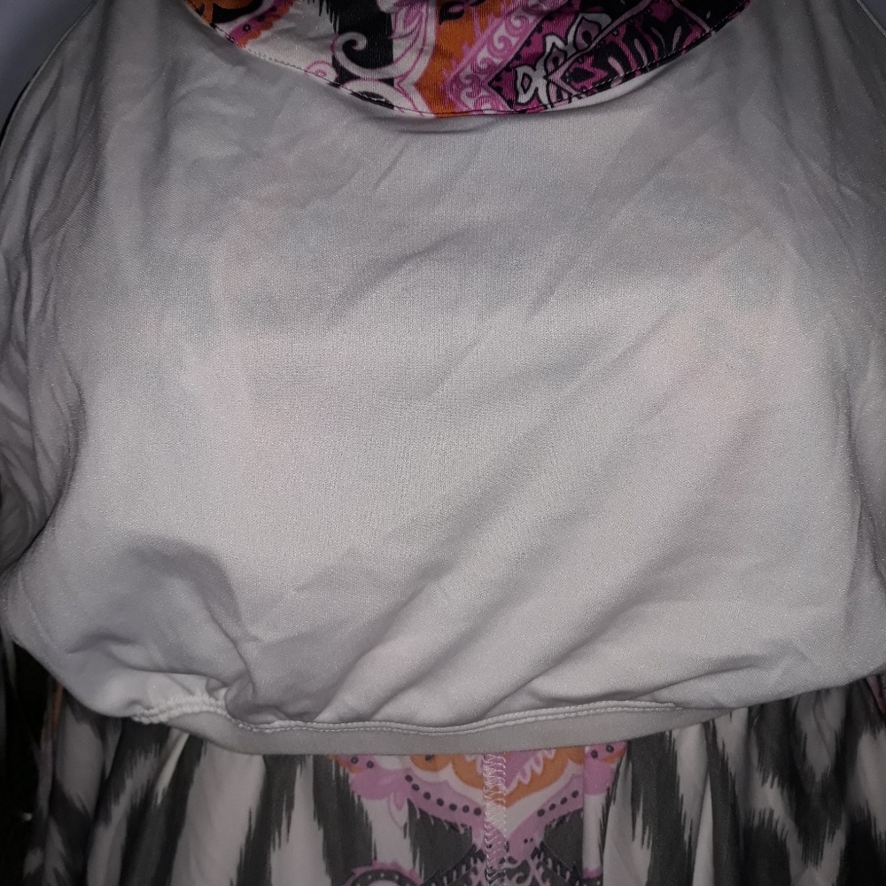 I.N.C Decorative Zebra Plus Size Maxi dress-NWT - Picture 2 of 5